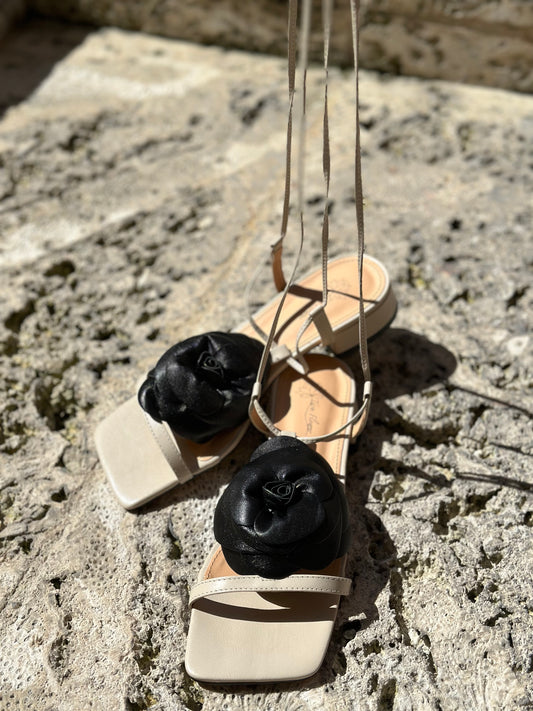 Allegra Tie Up Sandals