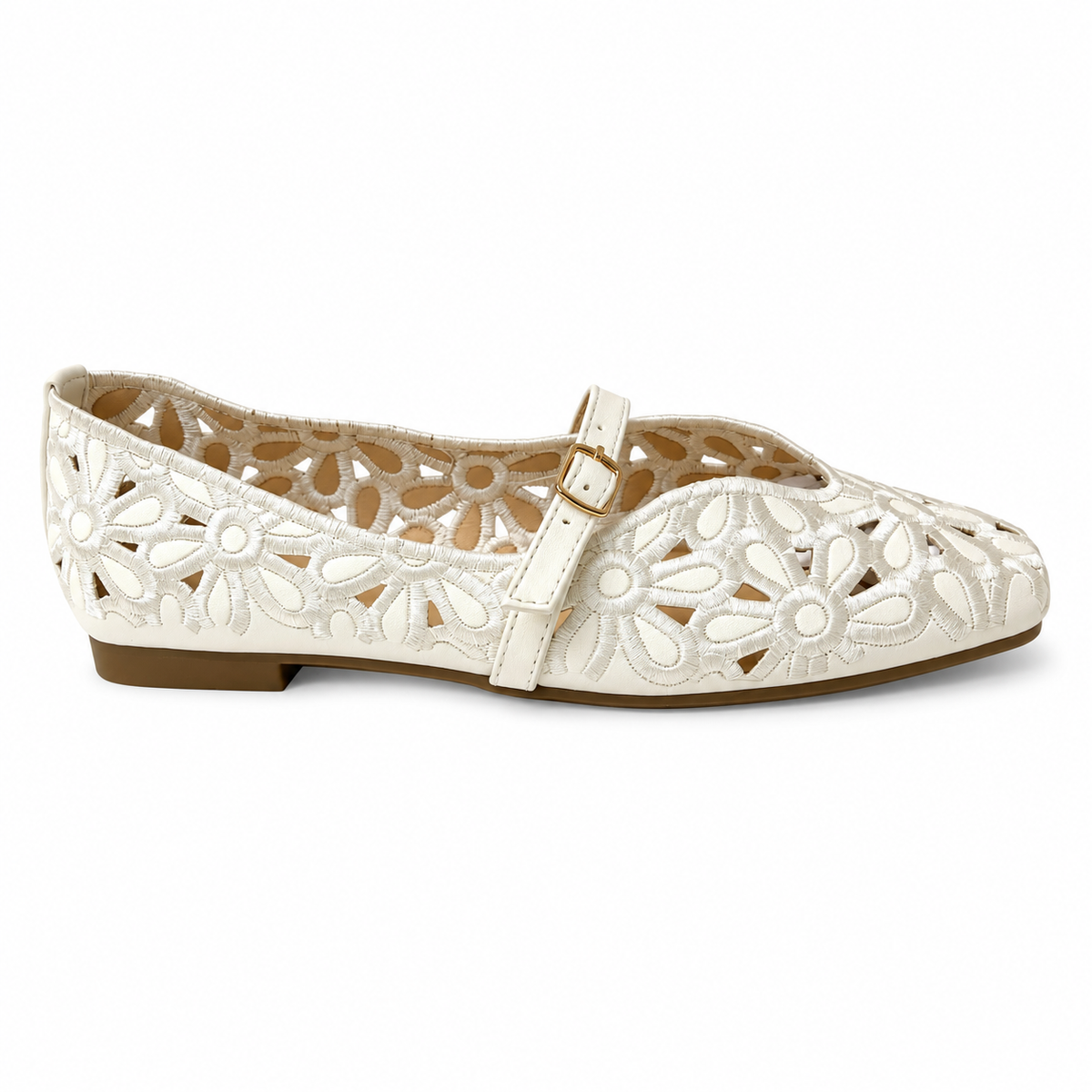 Ana Floral Flats