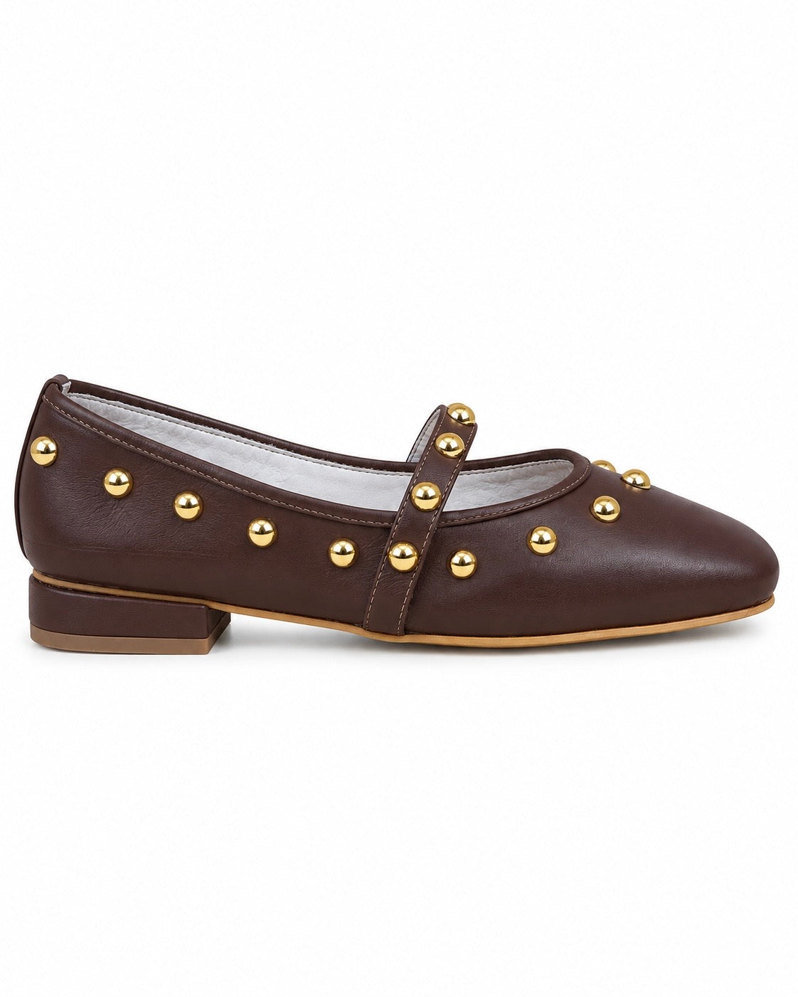 Prema Gilded Mary Jane Flat
