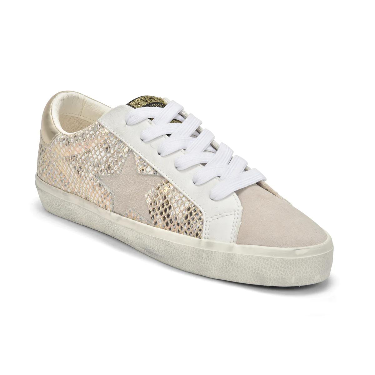 Kate Gold Snake Sneaker