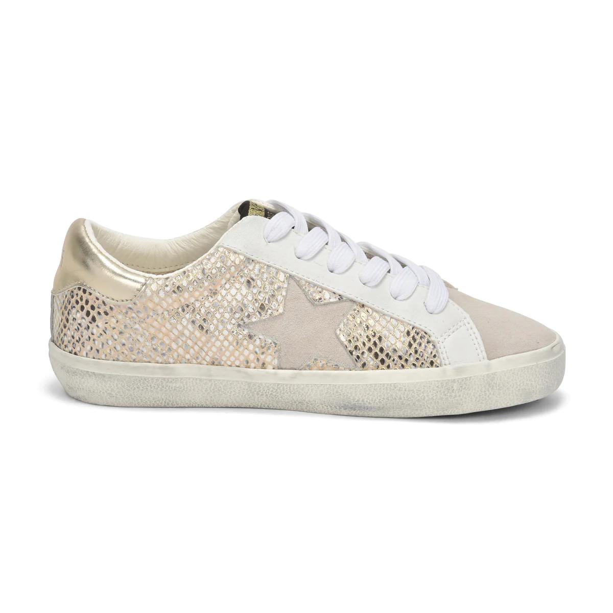 Kate Gold Snake Sneaker